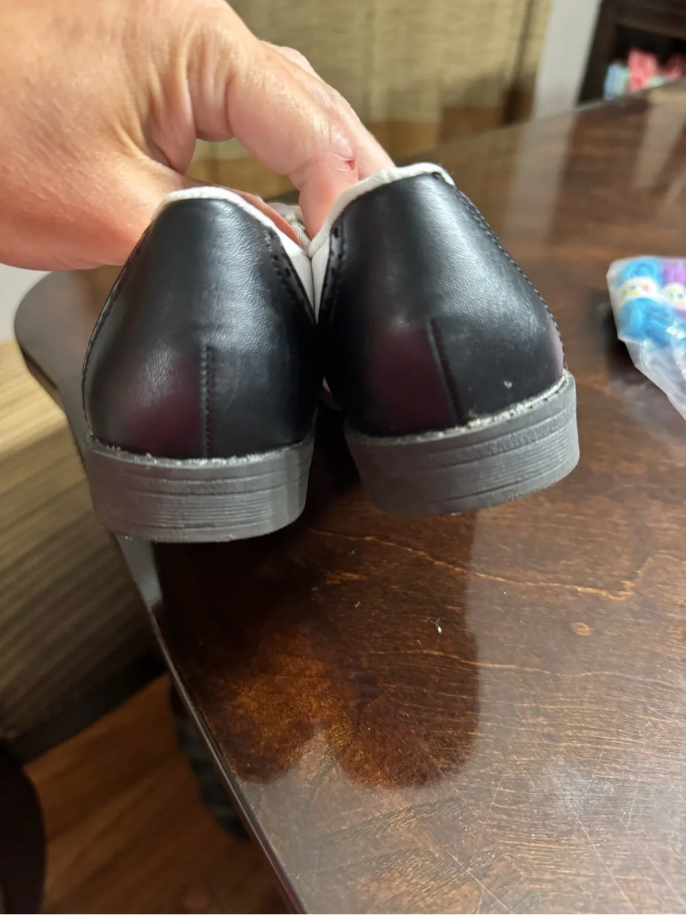 Kids Sock Hop Saddle Shoes - White & Black, Size 12